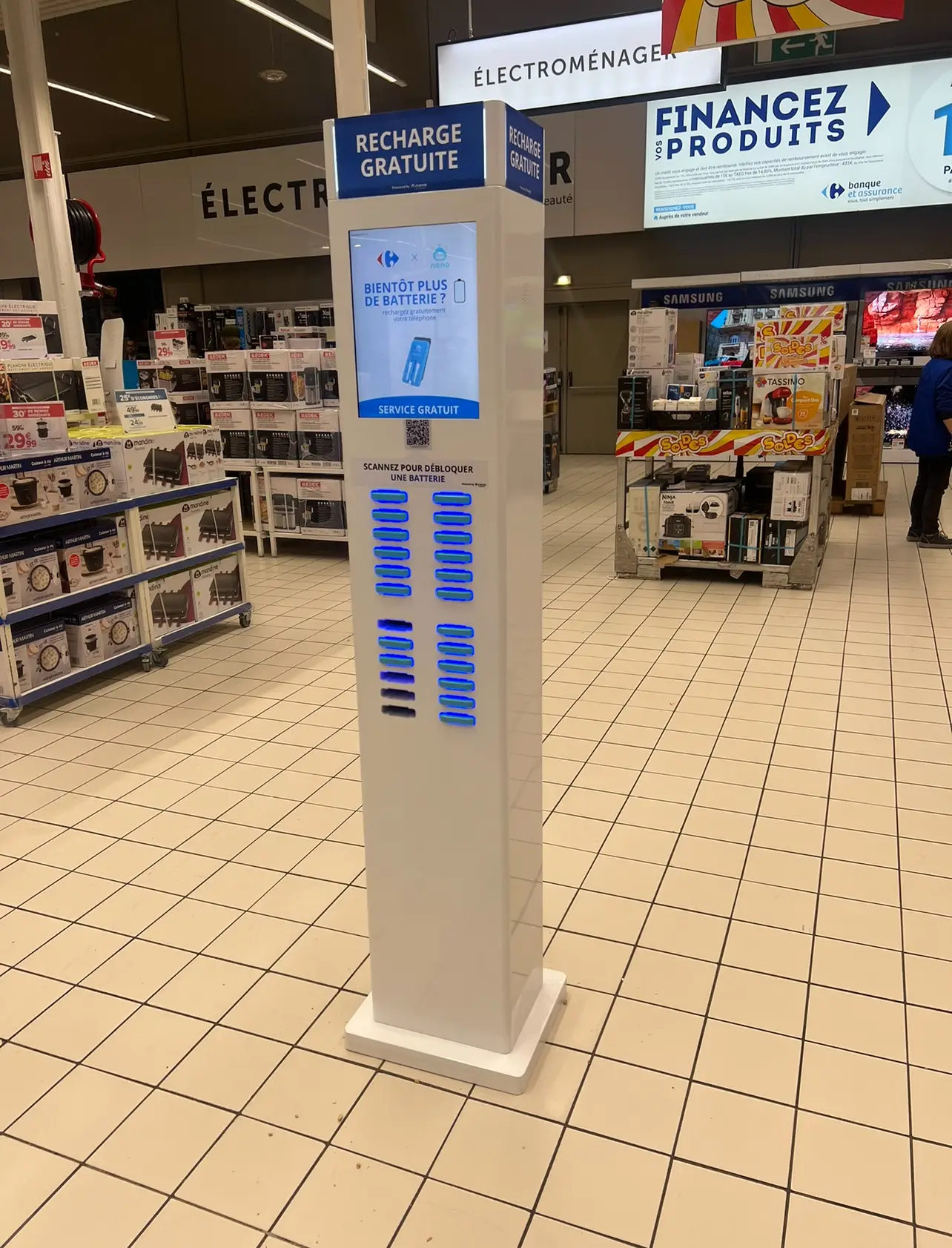 Installation NONO dans Carrefour Montigny