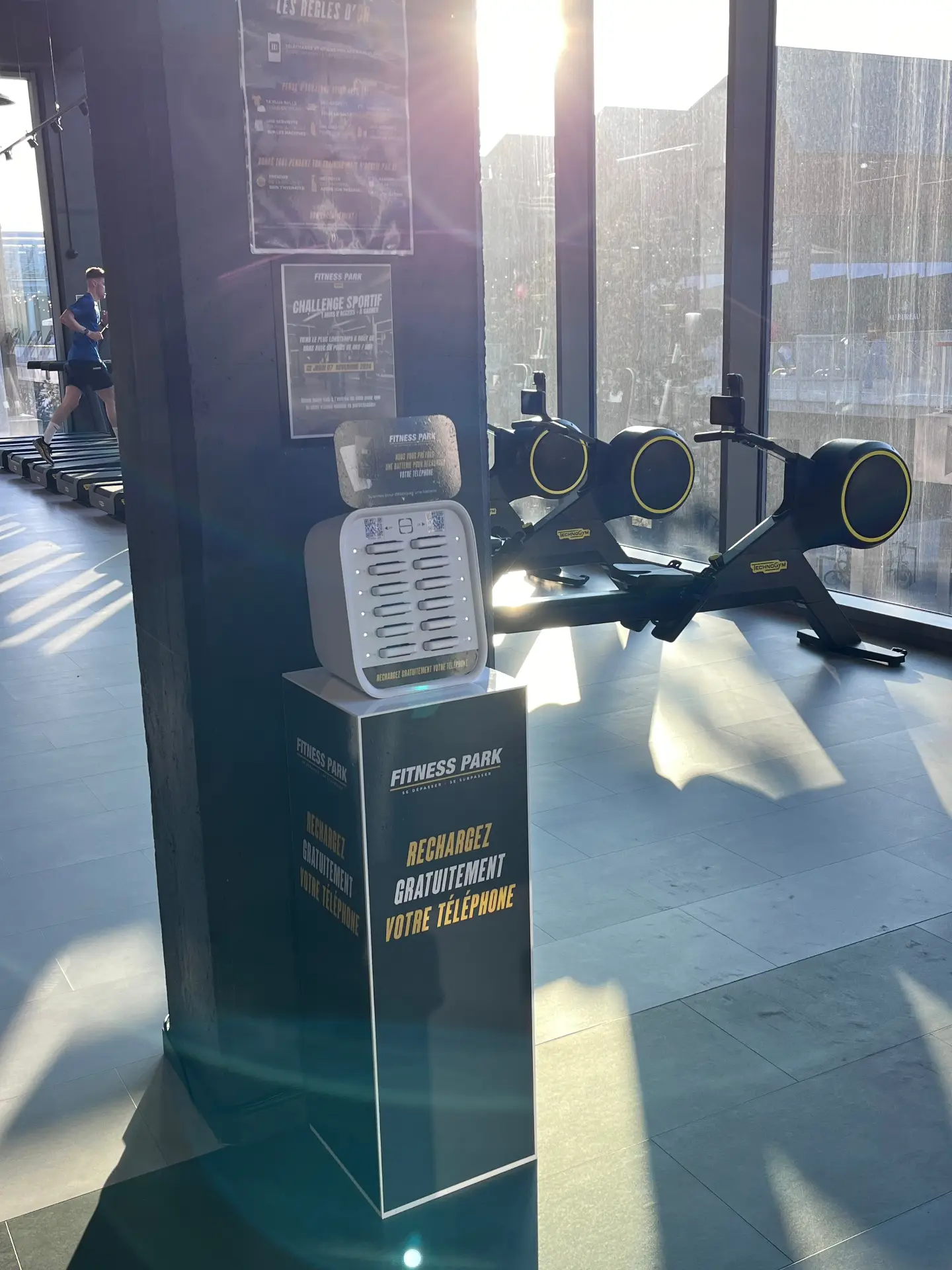 Installation NONO dans Fitness Park Saint-Martin-d'Heres